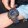 Wristwatches Military Watch Sport Waterproof 50M Stopwatch Analog Digital Week Display Alarm Clock 8053 Watches Mens
