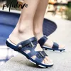 Sandals for Men Pofulove Designer Shoes Summer Beach Slippers Fashion Non Slip Durable Casual Shoe Gladiator Zapatos EVA 7810