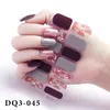 Adesivi per unghie Glitter Viola Adesivo Arte di lusso per ciondoli Unghie autoadesive per manicure Accetta Drop Ship