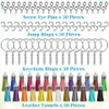 Keychains Keychain Tassles Key Chains Set Comes With 50 Pieces Leather Tassels 50 Rings 50 Jump Rings And 501181g