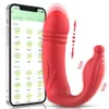 NXY Vibrators Bluetooth Vibrator Thrusting Dildo G Spot Clitoris Stimulator Vaginale slijtage Sekspeeltjes voor vrouwen volwassen app gecontroleerd 230508