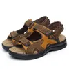 Sandalias Leather äkta sandaler Mocka Hombre Cowhide Manliga sommarskor tofflor Utomhus Casual Sandals Men 230518 991