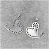 Hangende kettingen 3 stks grote liefde hart spiraal vortex poreuze charms hangers voor ketting maken sieraden bevindingen 69x64 mm druppel dhibj