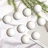 Decorazione per feste Schiuma di polistirolo Artigianato Bianco Rotondo Natale Fai da te Artigianato Floreale Grandi sfere Forma liscia Forme Albero da modellare