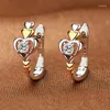 Boucles d'oreilles créoles mode amour forme perte de poids pour les femmes Chakra santé graisse et stimuler Acupoint oreille bijoux cadeaux