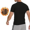 Body Shapers da uomo T-shirt da sauna per il sudore T-shirt da allenamento per la vita Tuta dimagrante Body Shapers Shapewear Corsetto Intimo Controllo della pancia Fitness Brucia grassi Top 230519