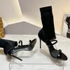 Chaussures habillées été femmes sandales talons hauts Sexy 2023 bout ouvert mode pompes diapositives fête pantoufles décontracté Mujer