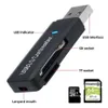 Czytnik karty USB 3.0 TF SD Reader karty 2 in1 Adapter Cardreader PC Laptop Smart Memory Card Reader MicroSdxc Rider Adapter