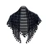 Scarves Cotton Shoder Wrap Triangar Shawl Scarf Crochet Shrug Drop Delivery Fashion Accessories Hats Gloves Dh5Zj