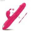 Взрослые игрушки кроличьи вибратор для женщин Vagina G-Spot Nipple Clitoris стимулятор, толкающий телесевый вращающийся дилдо для взрослых сексуальных игрушек L230519