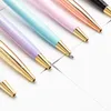 Kawaii Clover Metal Plumas ParaEscribir Ball Pen Penカスタムロゴ広告レタリング刻まれた名前