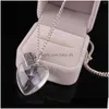 Pendant Necklaces Dandelion Crystal Necklace Make A Wish Flower Jewelry Bruun 1293 Drop Delivery Pendants Dhq0F