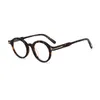 Solglasögon ramar 2023 mode runda vintage märke optisk glasögon för män kvinnor som läser recept glas ram myopia glasögon
