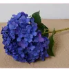 Dekorative Blumen, 11-farbige französische Hortensie, handgefertigt, einstielig, Hochzeit, Heimmode, Ornamente, Seidensimulation, Blumenarrangement