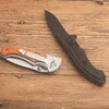 NY LM337 FLIPPER FOLD KIVE 440C Drop Point Blade Outdoor Camping Vandring Survival Fick Folding Knives With Retail Box