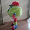 Halloween Green Tennis Ball Mascot Costume Performance Simulation Cartoon Anime Theme Character vuxna storlek Jul utomhus reklamdräkt kostym