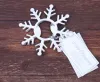 Vinterbröllop gynnar Silver Snowflake Wine Bottle Opener Party Giveaway gåva till gäst