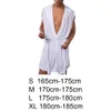 Robes pour hommes Peignoir en soie de lait d'été pour hommes Peignoir à capuche sans manches Pyjamas Minceur Moyen et long Vêtements de ménage 230519
