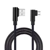 Type-C Micro Cable 3A snel opladen 90 graden elleboog kabellader koord voor Samsung Xiaomi mobiele telefoon