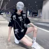 Women's T-Shirt 2022 Summer Fashion Streetwear Rhinestone Bow T-Shirt Women Casual Loose Tees Lady Tops S-4XL 40-150KGL230519