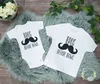 Familie matching outfits Big Brother Little Brother Summer Summer Short Sleeve T-shirt Baby Bodysuit Children's Home Look Top Bodysuit en T-shirt G220519