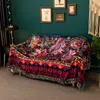 Blanket Nordic Bohemia sofa Blanket 3d print Waterproof retro ethnic bedroom bed cover cloth sofa towel cushion nonslip dustproof rug 230518