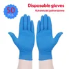 100 Pcs Gants Jetables Latex Caoutchouc Nitrile Ménage Cuisine Gants De Lave-Vaisselle Travail Jardin Universel pour Main Gauche et Droite All-match