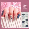 Nagelstickers glanzende sticker zelfklevende decor mode wikkelt glitter polish waterdichte strip voor manicure