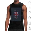 Herren-Tanktops, britische Passweste, ärmellos, Vereinigtes Königreich, Großbritannien, England, englisches Royal