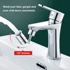 Other Faucets Showers Accs 720°Universal Kitchen Faucet Antisplash Aerator Bathroom Tap Rotatable Faucet Sprayer Saving Water Tap Nozzle Extender Adapter 230518