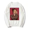 Men's Hoodies Selenas Vintage Distressed Classic Hoodie Classical Men O-neck Fleece Sweater Sweatshirt Streetwear