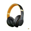 Fones de ouvido com fones de ouvido ST3.0 Headsets estéreo sem fio Bluetooth Animação de fones de ouvido mostra