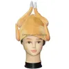 Cappelli da festa Ringraziamento Cappello di tacchino arrosto Dimensione adt Autunno Halloween Costume di Natale Fornitura Drop Delivery Giardino domestico Suppl festivo Dhumg