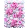 Dekorative Blumen Künstliche Blume für Hochzeitsdekoration Wand Baby Show Weihnachten Home Hintergrund Dekor Rosa Seidenrose