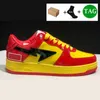 2023 Sta Low Casual Schoenen Heren Platform Sneakers Sta Low Nigo Designer Bathing Apes Shark Zwart Wit Grijs Roze Groen ABC Kleur Camo Blauw Heren Dames Trainers Met Doos