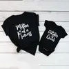 Família, roupas que combinam mãe e filha/filho imprimem mãe e minhas roupas de verão camiseta de moda bebê garoto de família feminina garoto menino g220519