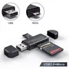 Lecteur de carte Micro SD OTG Lecteur de carte USB 3.0 2.0 pour adaptateur USB Micro SD Lecteur flash Lecteur de carte mémoire intelligent Lecteur de carte de type C