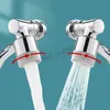 Andra kranar duschar ACCS Universal Tap Aerator 1440 graders stänkbeständig vridvattenbesparande plastkran Spray Head Wash Basin Tap Extender Adapter 230518