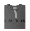 Letnie obawy mężczyźni kobiety Ess t shirt projektanci Ess koszule na co dzień luksusowe szorty koszulki ESS nadruk w klatce piersiowej moda koszulki z literami koszulki obawy boga t shirt US S-XXL