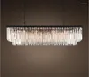 Lampes suspendues sortie d'usine luxe pays Vintage lustre cristal suspension lumière lustres lampe pour la maison El décoration