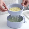 Bowls Creative Instant Noodle Bowl Wheat Straw Drain Soup Dried Tableware With Handle Microwave Ramen