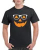 T-shirts pour hommes Halloween Jack O Lantern T-Shirt pour hommes Citrouille Effrayant Costume Spooky Squelette Coton Mode T-Shirts Top Tee