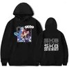 Herrtröjor sk8 Infinity Sweatshirts män kvinnor avslappnade barn huva höst hip hop pojkar flickor svart anime träning streetwear