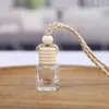 Car perfume bottle car pendant perfumes ornament air freshener for essential oils diffuser fragrance empty glass bottles