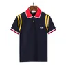 Heren Polos 2023 Brand Fashion Polo shirts korte mouw heren patchwork zomer polyester ademende tops tee