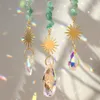 Tuindecoraties Suncatcher Moon Crystal Prism gebrandschilderd glasbal regenboogmaker voor raambeschermende catcher decor 230518