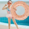 Flotteurs gonflables tubes PVC épaissi gonflable anneau de natation tube enfants flottant en plein air cercle de natation piscine baignoire plage fête sports nautiques jouets 230518