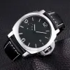 Mensur Watches Leather Belt Wristwatch 50mm Sub Quartz Watch Funktioner kan arbeta Fashion Sport Japan Chronograph Wholesale Men's Gifts Wristwatch