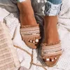 GAI GAI GAI Slippers Dames Platte Bodem Mode Eén Woord Damesschoenen Comfort Zomer Outdoor Strand Sandaal Ontwerpers 23519