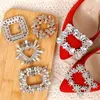 Shoe Parts Accessories 1 Pair Shoe Clip Bridal Shoes Flower Classic Temperament Detachable DIY Shoe Buckle Shoe Accessories High Heels Jewel 230519